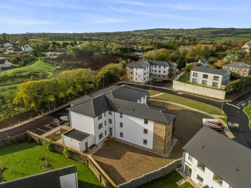 Aerial View Barr An Aird Coolcotts Housing Bawn Development Wexford